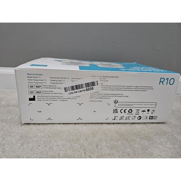 Paruu R10 Wearable Breast Pump Electric Portable Hands-Free with 4 Modes 2 Pack - Picture 3 of 4